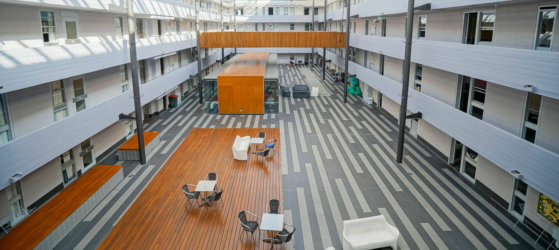 New College courtyard